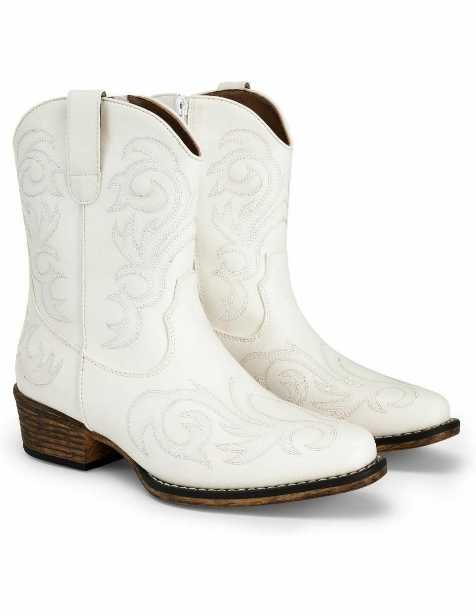 Bota cowboy arriba del tobillo para mujer 3