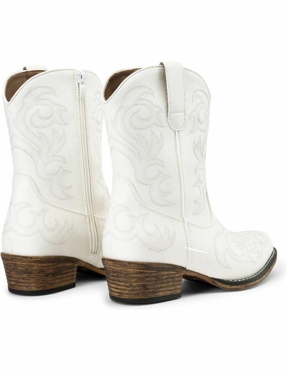 Bota cowboy arriba del tobillo para mujer 4