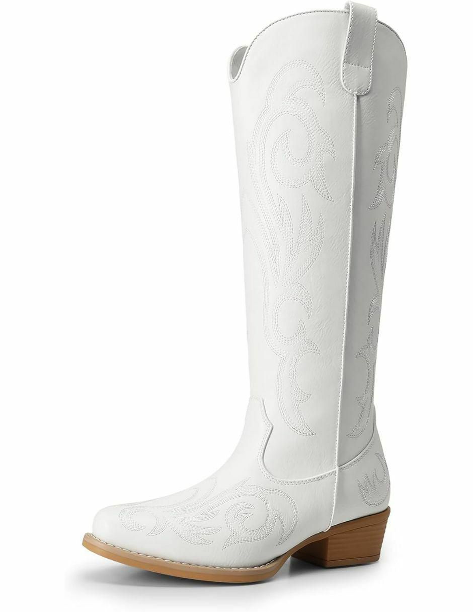 Bota cowboy arriba del tobillo para mujer