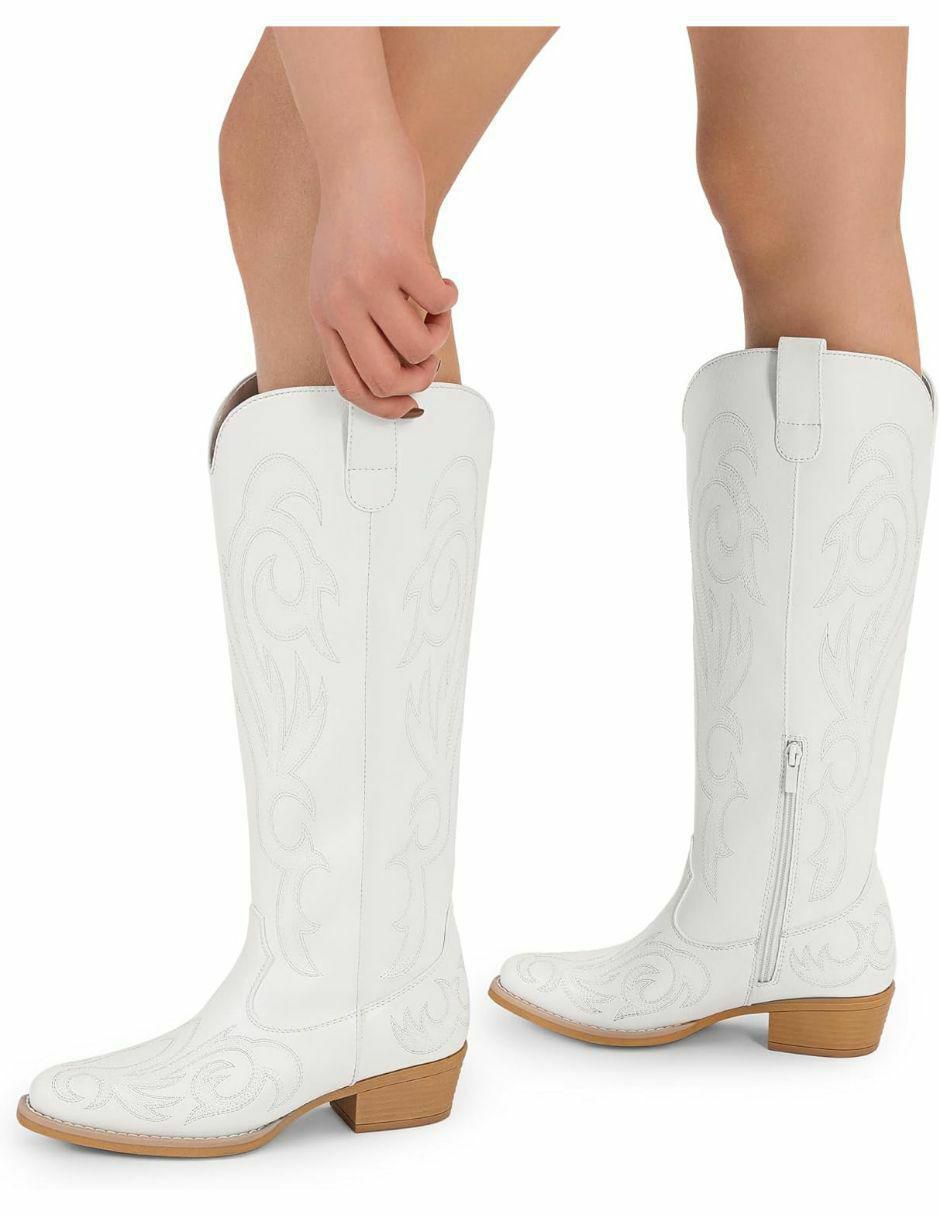 Bota cowboy arriba del tobillo para mujer 2