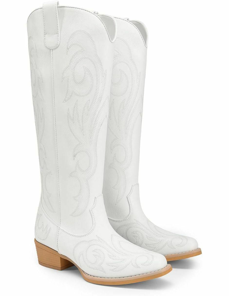 Bota cowboy arriba del tobillo para mujer 4