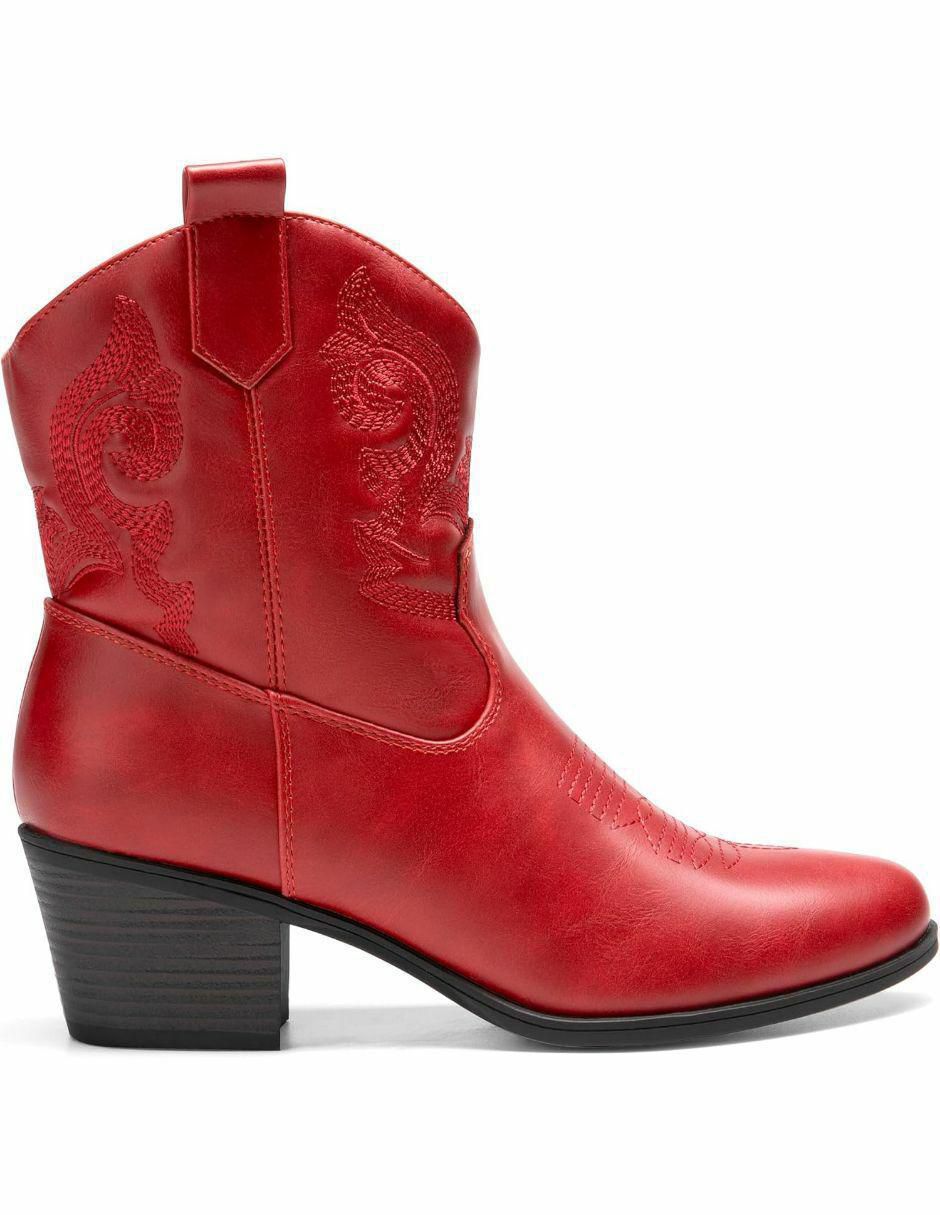 Bota cowboy arriba del tobillo dream paris sin familia o colección "de" piel vegana "para mujer"