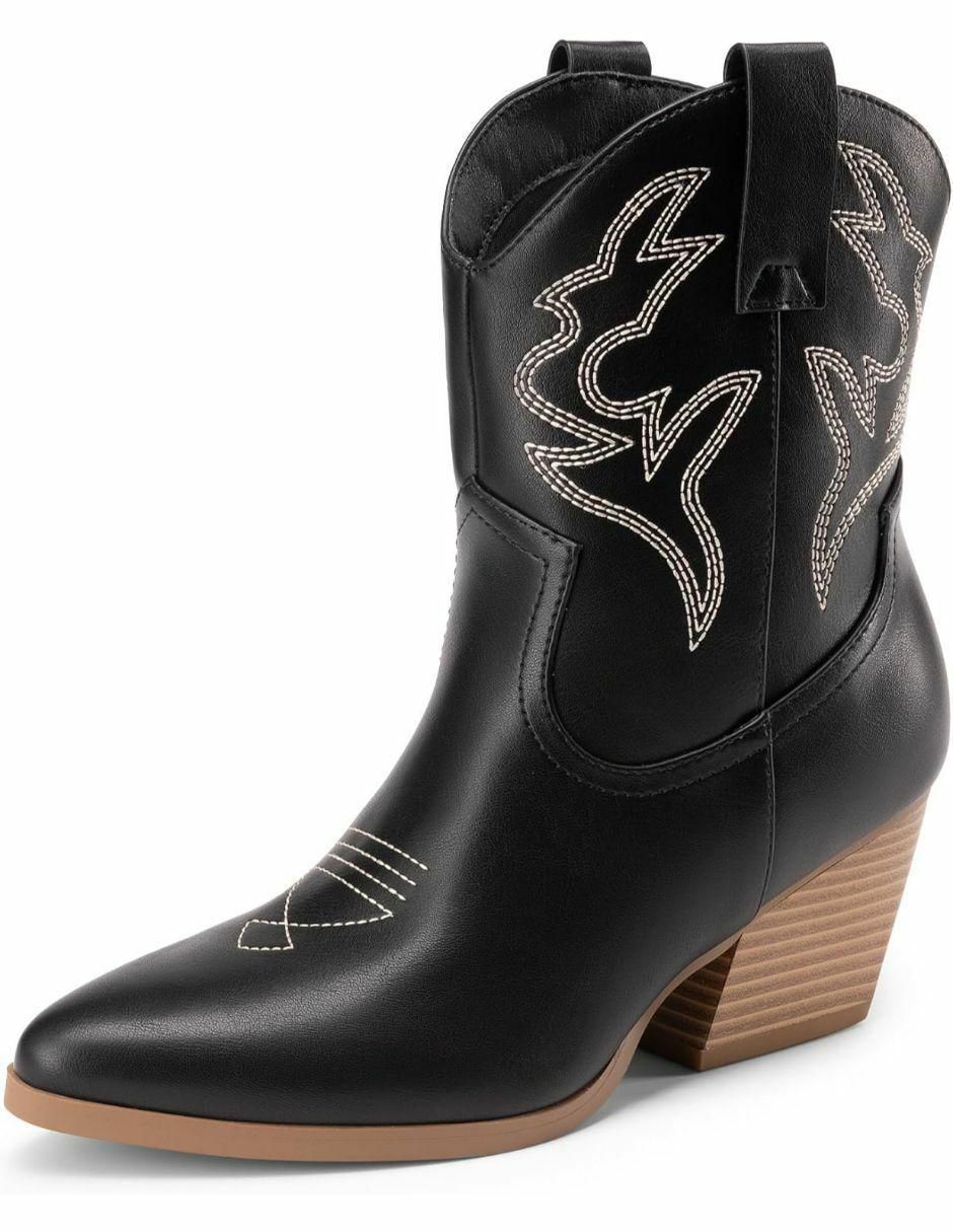 Bota cowboy arriba del tobillo para mujer Bota cowboy arriba del tobillo para mujer