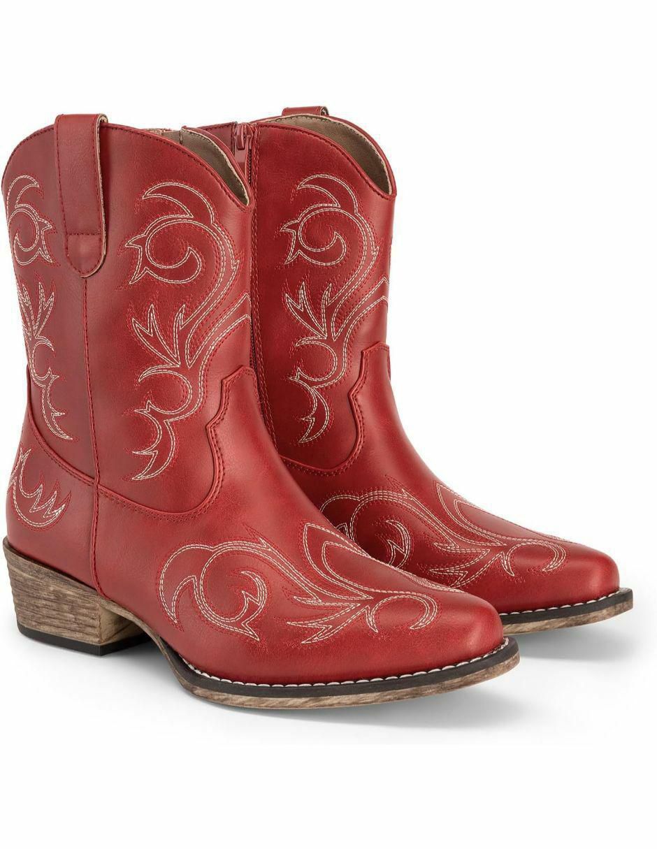 Bota cowboy arriba del tobillo dream paris sin familia o colección "de" piel vegana "para mujer"