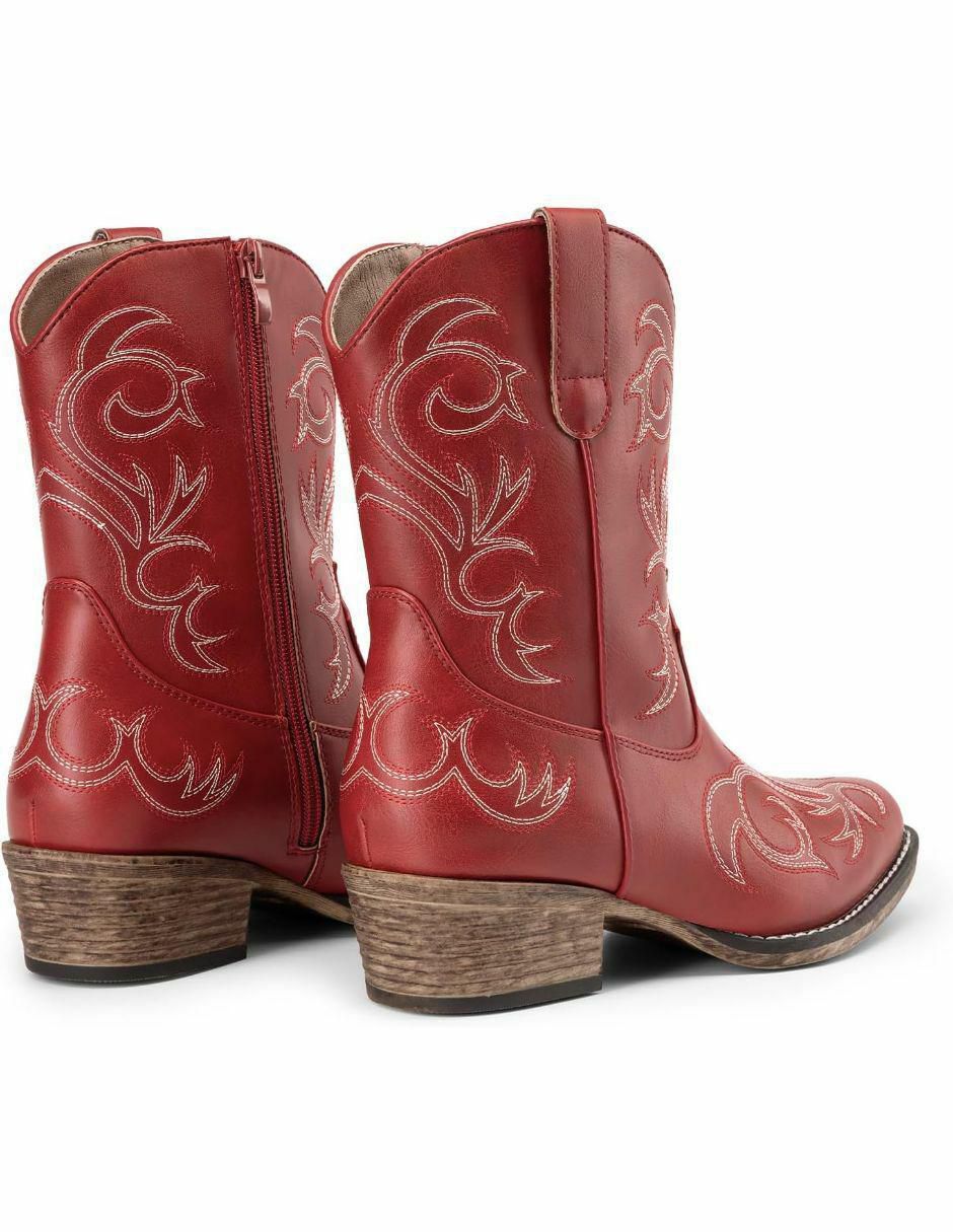 Bota cowboy arriba del tobillo dream paris sin familia o colección "de" piel vegana "para mujer"