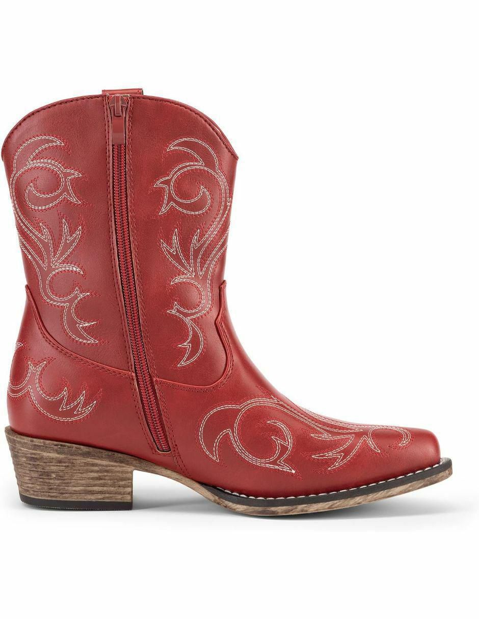 Bota cowboy arriba del tobillo dream paris sin familia o colección "de" piel vegana "para mujer"