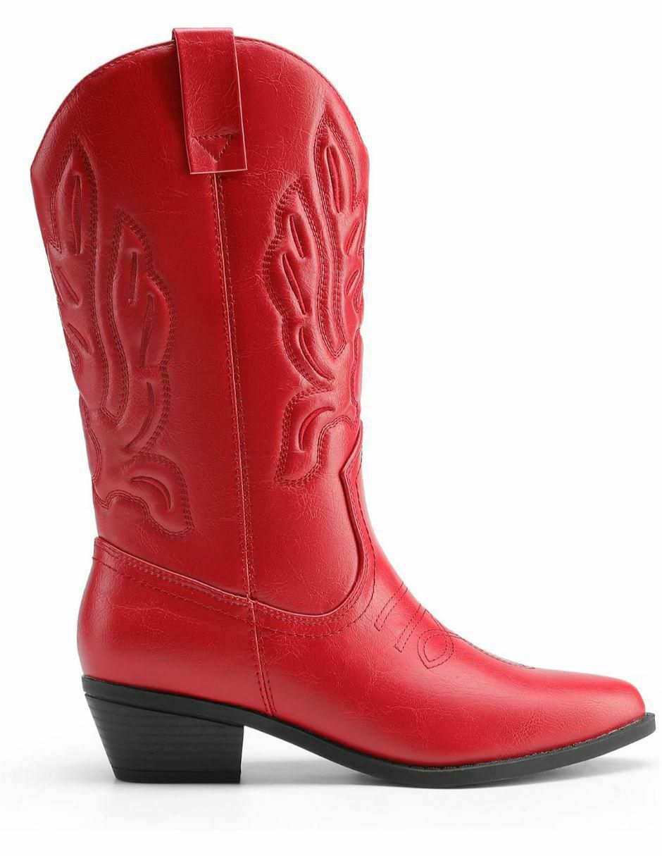 Bota cowboy arriba del tobillo para mujer 3
