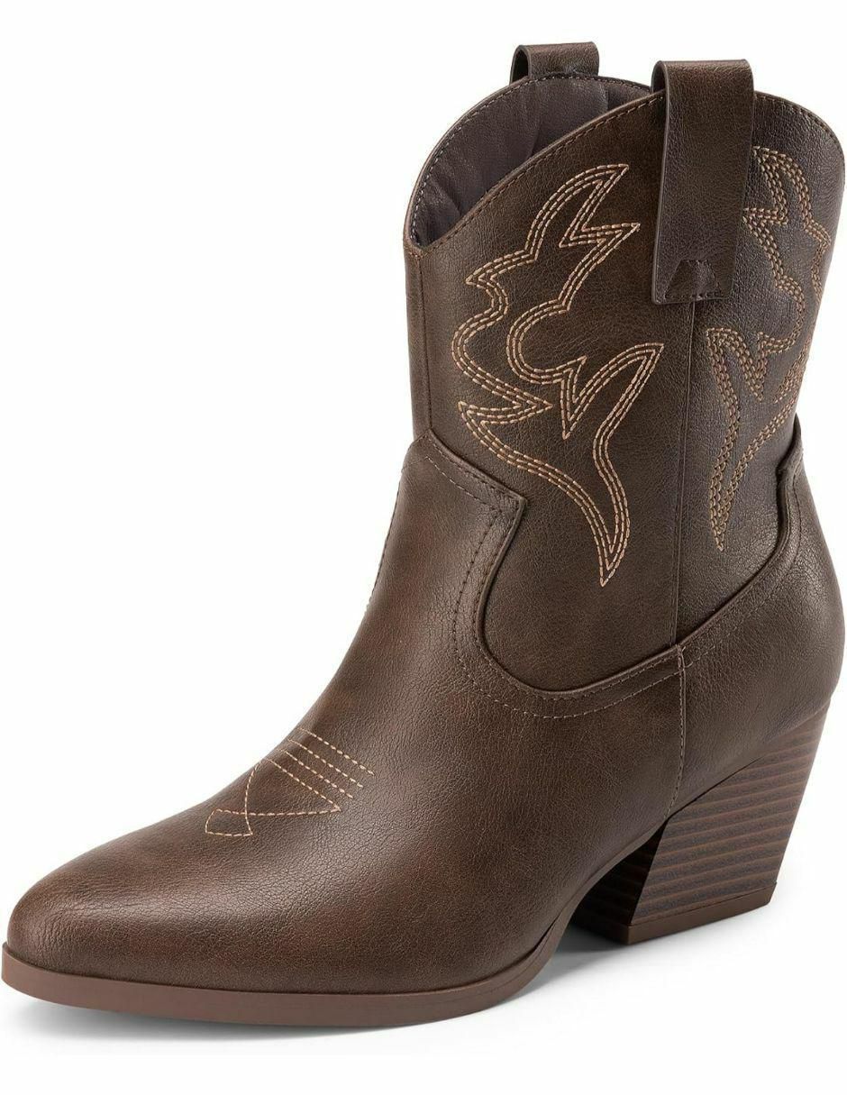 Bota cowboy arriba del tobillo para mujer Bota cowboy arriba del tobillo para mujer