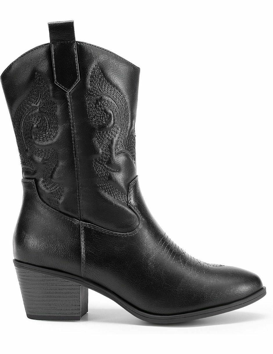 Bota cowboy arriba del tobillo dream paris sin familia o colección "de" piel vegana "para mujer"