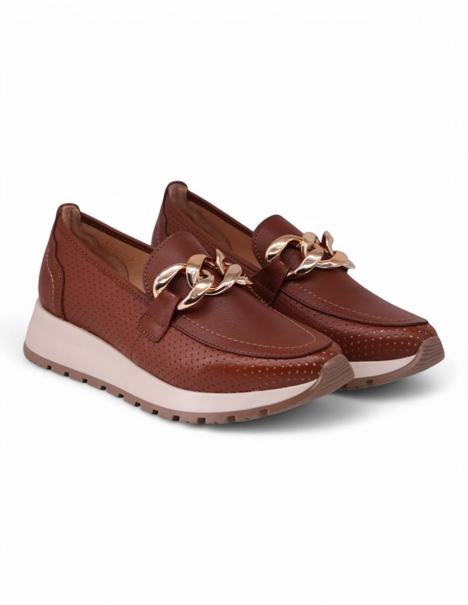 Zapato Zulia de piel para mujer 4