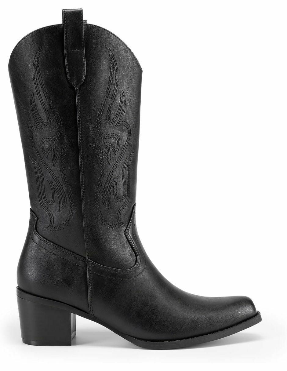Bota cowboy arriba del tobillo para mujer 2
