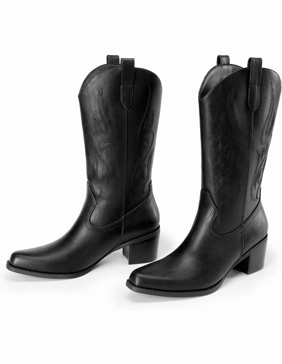 Bota cowboy arriba del tobillo para mujer 3