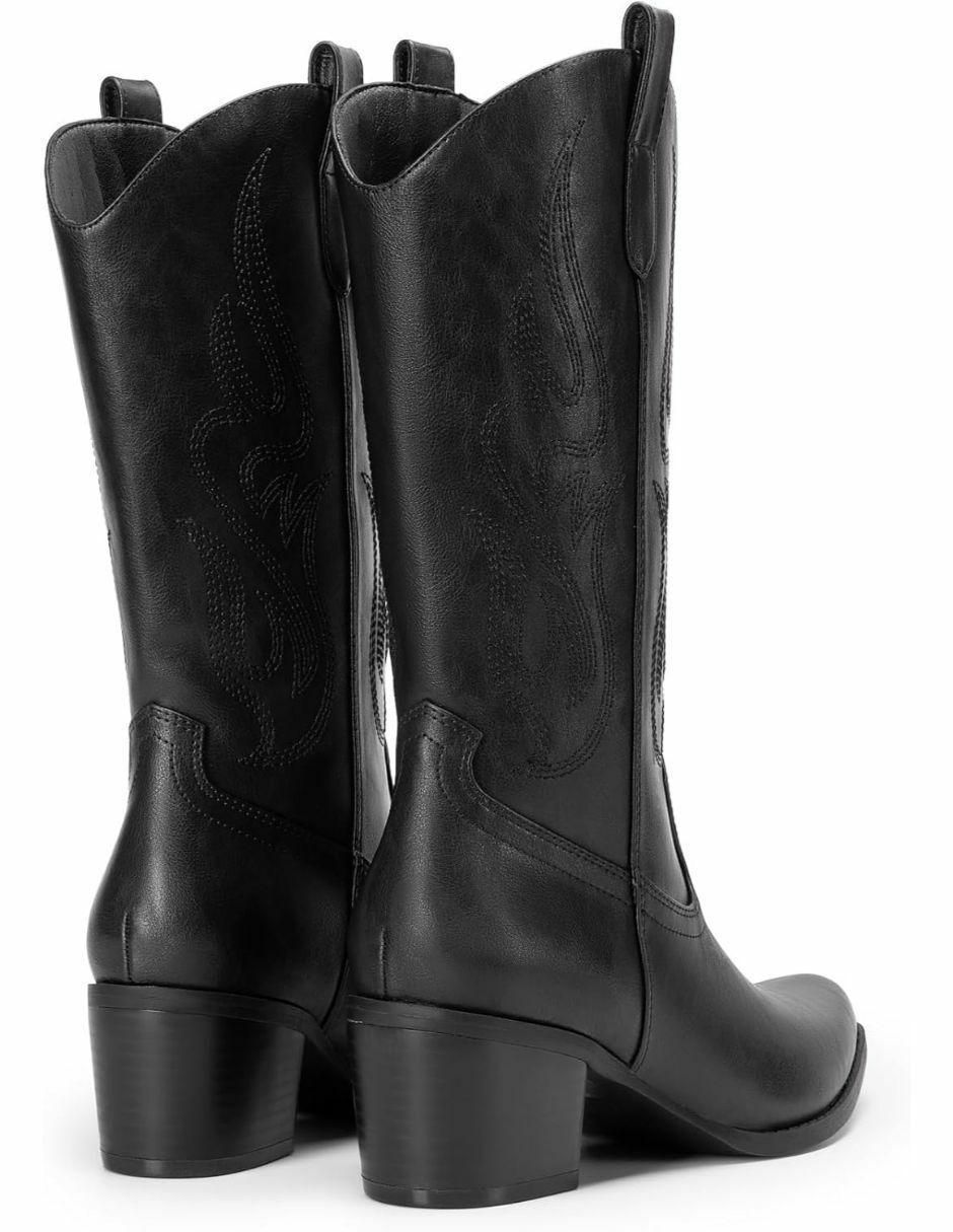 Bota cowboy arriba del tobillo para mujer 4