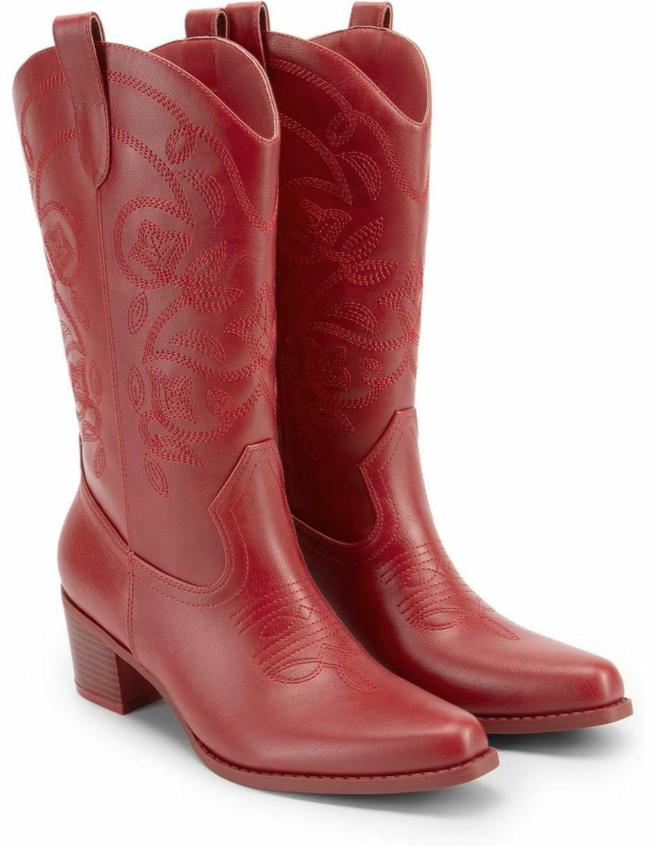 Bota cowboy arriba del tobillo dream paris sin familia o colección "de" piel vegana "para mujer"