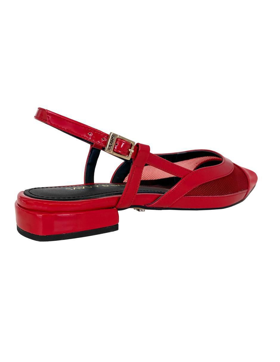 Balerina de piel para mujer 3