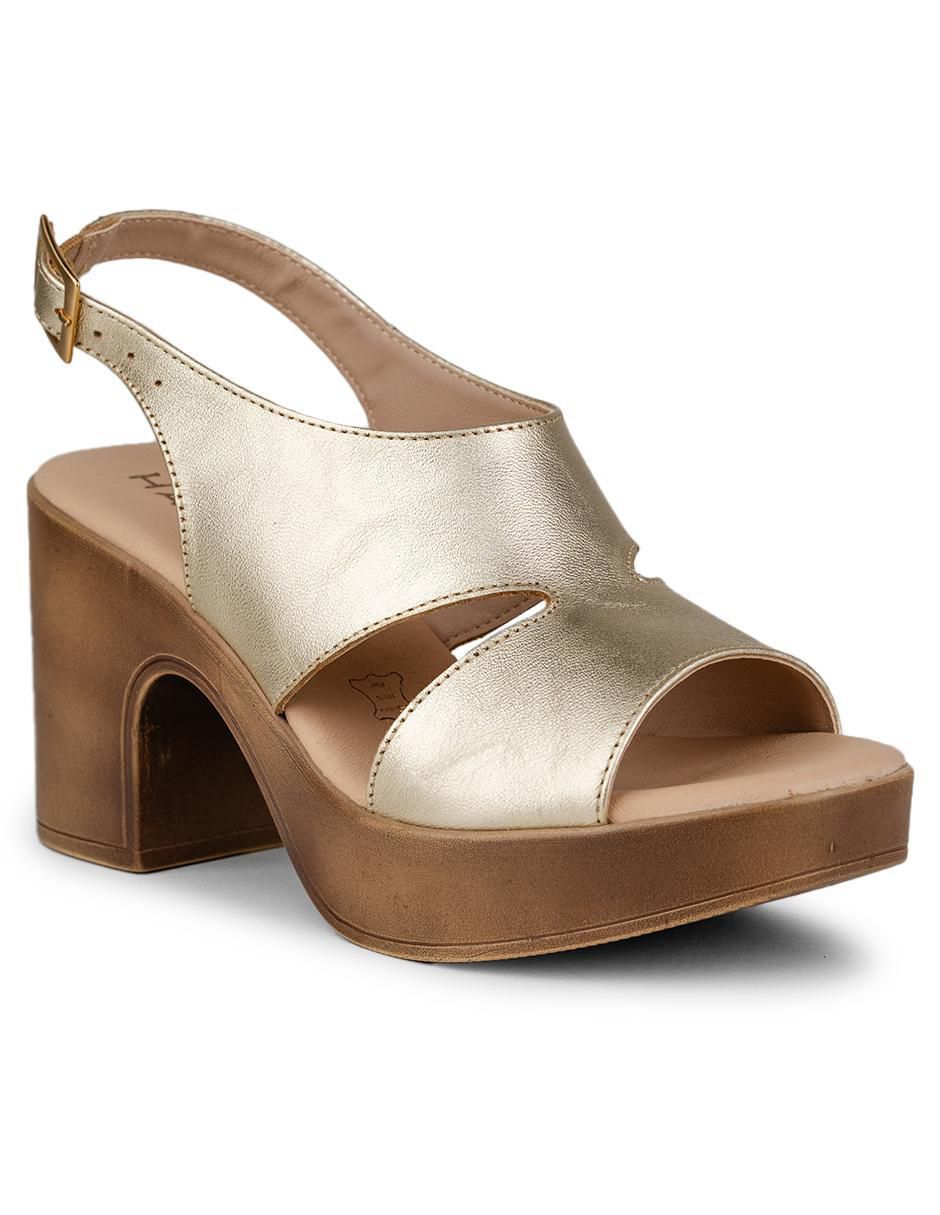 Sandalia Claudia Golden para mujer