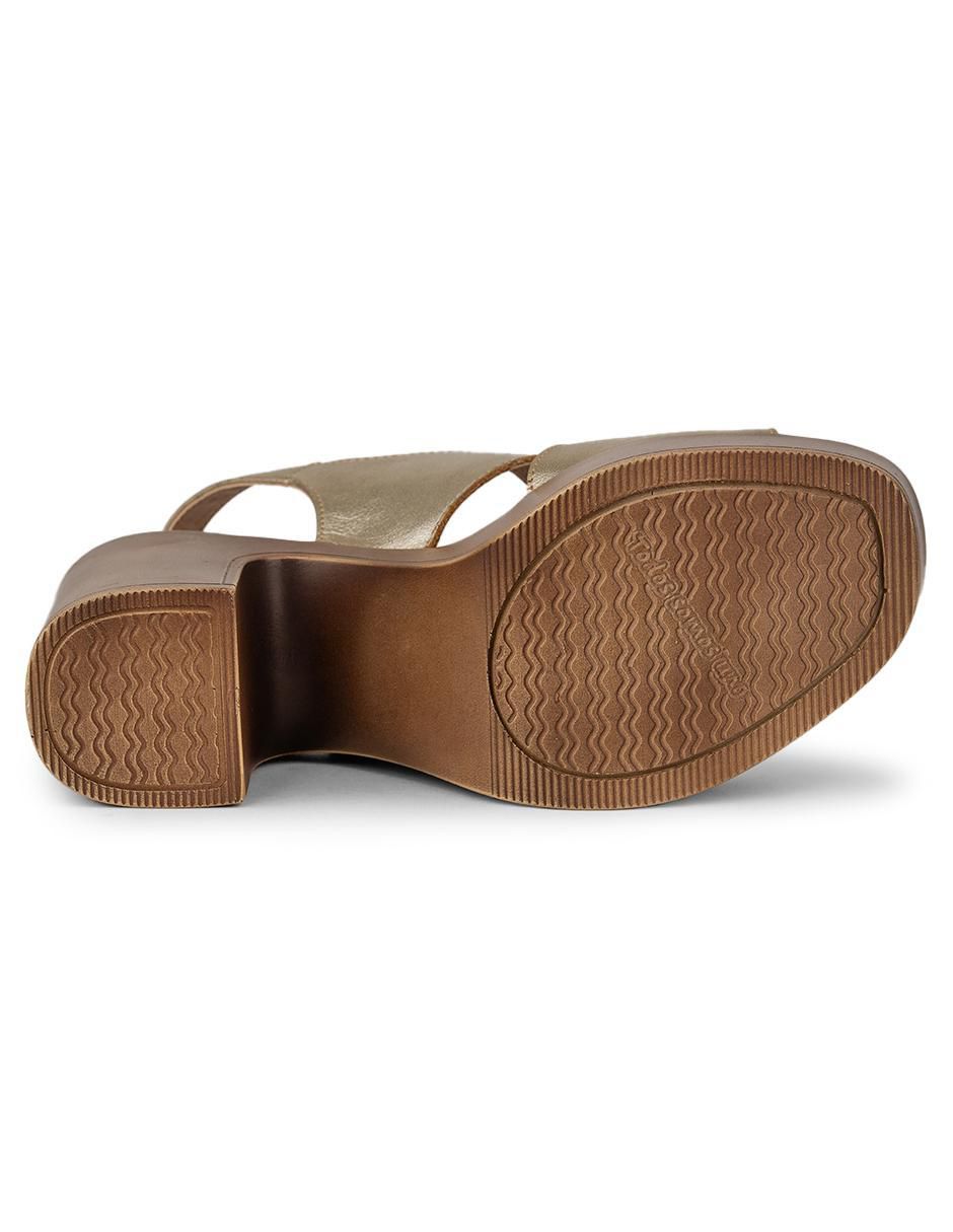 Sandalia Claudia Golden para mujer 6