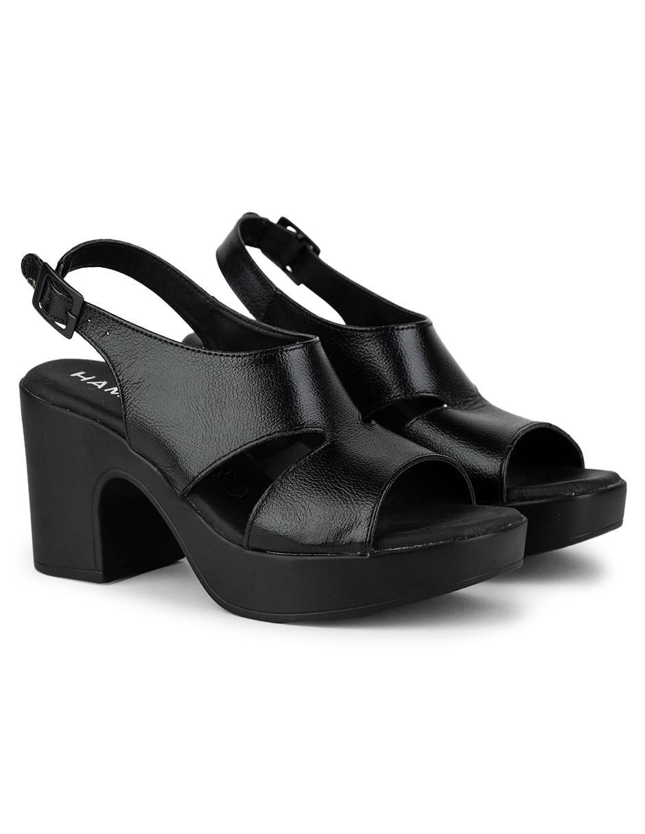 Sandalia Claudia Black para mujer 4