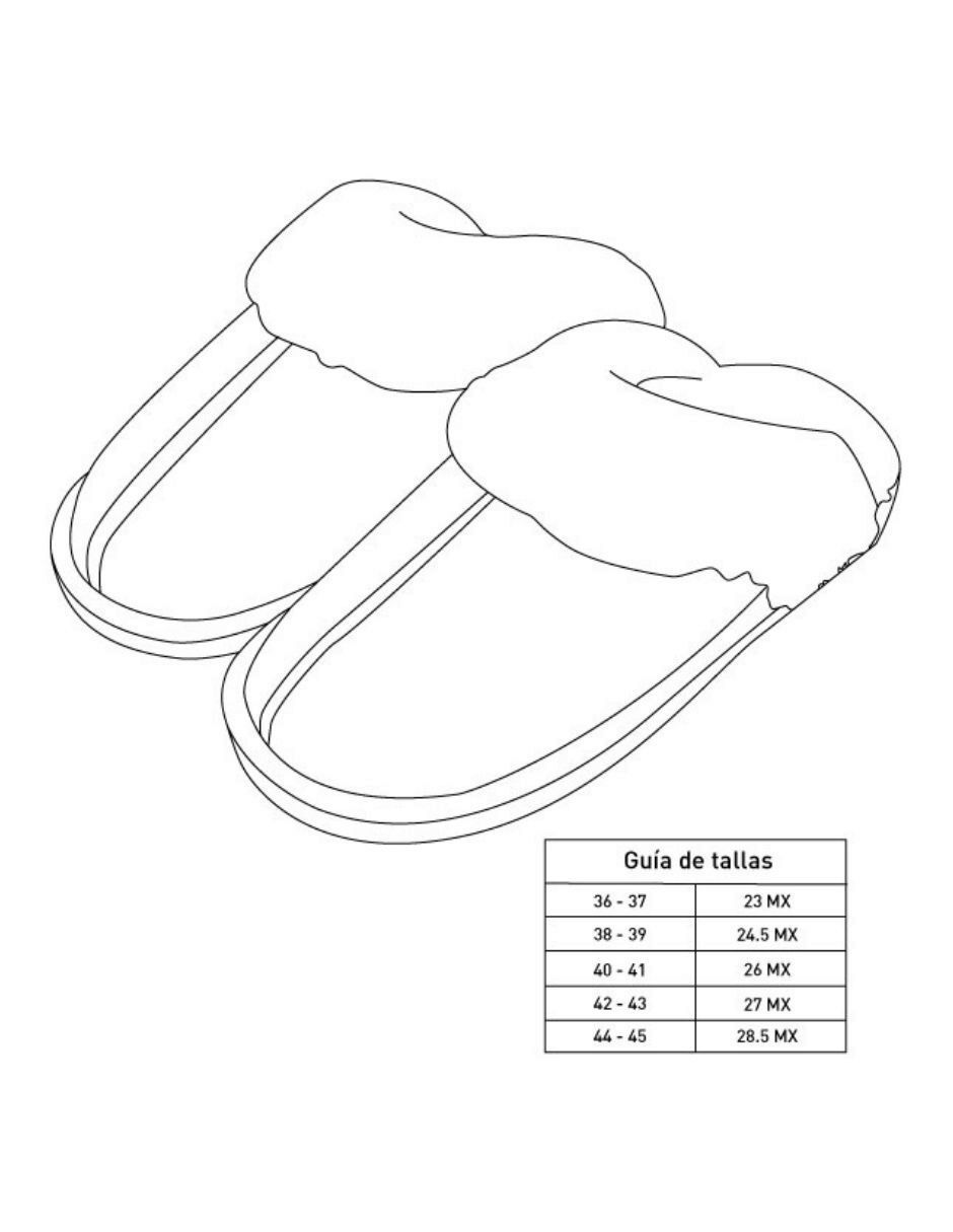 Pantufla Bluelander para mujer