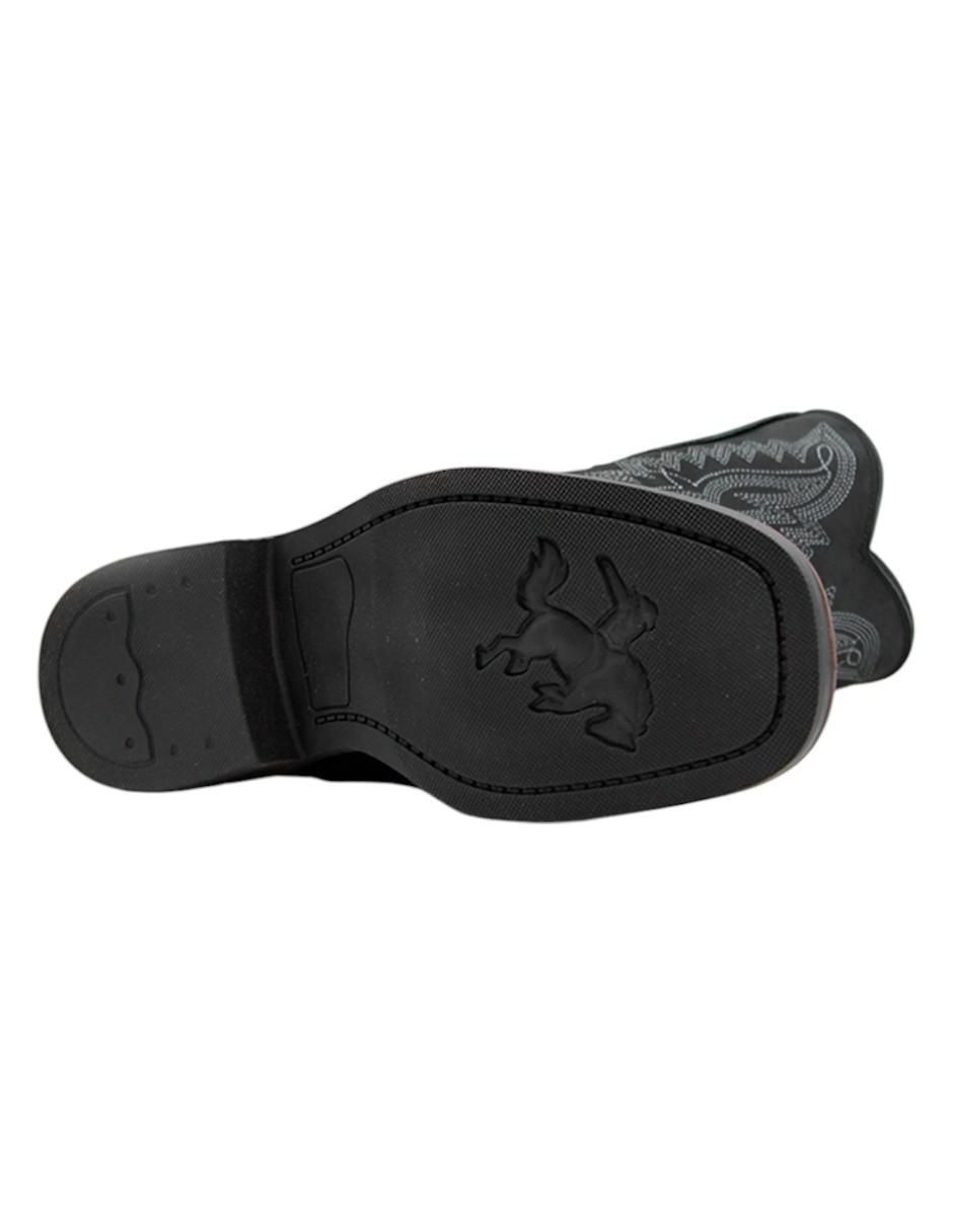 Bota cowboy media pierna Rbsoul de piel para mujer 4