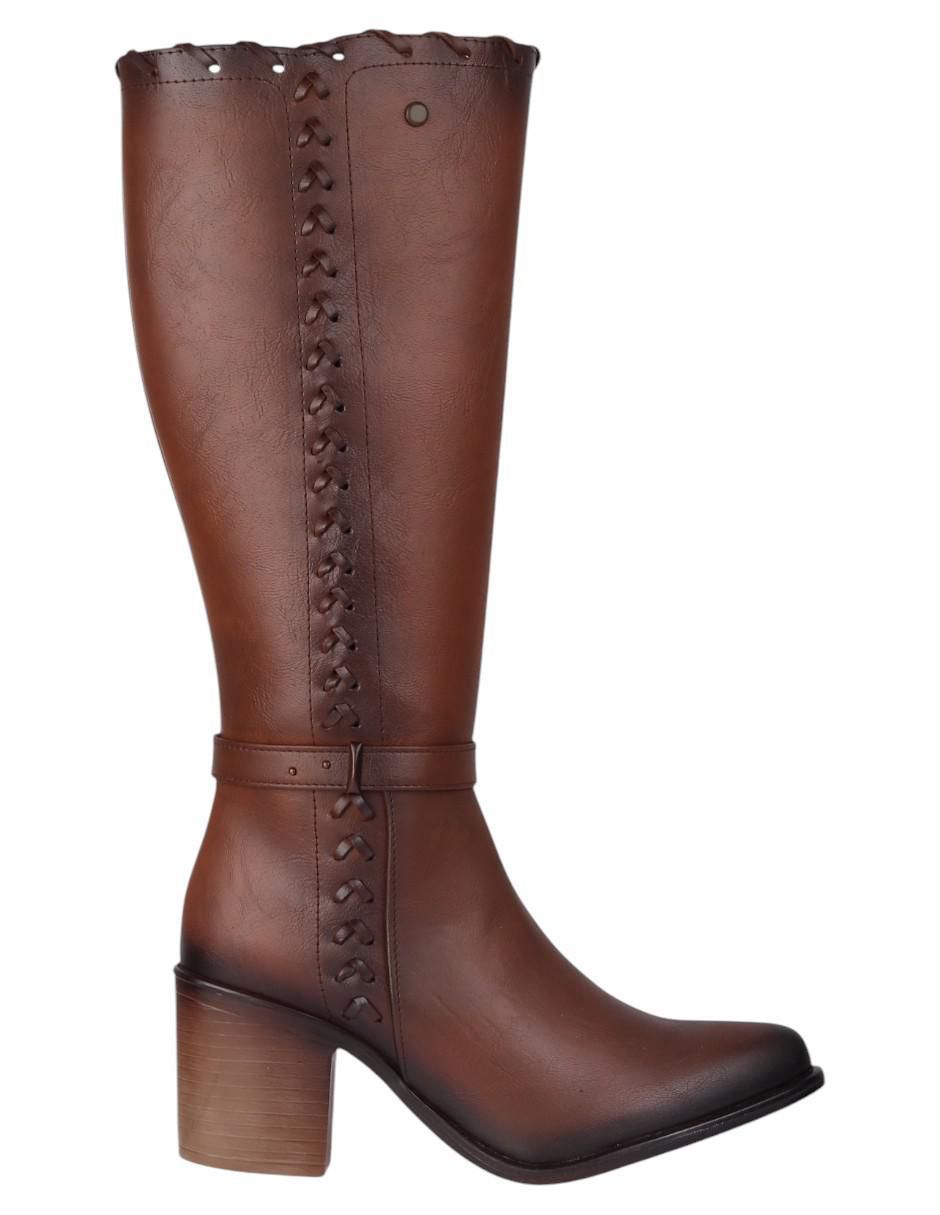 Bota abajo de la rodilla Rbvegano de piel para mujer 2