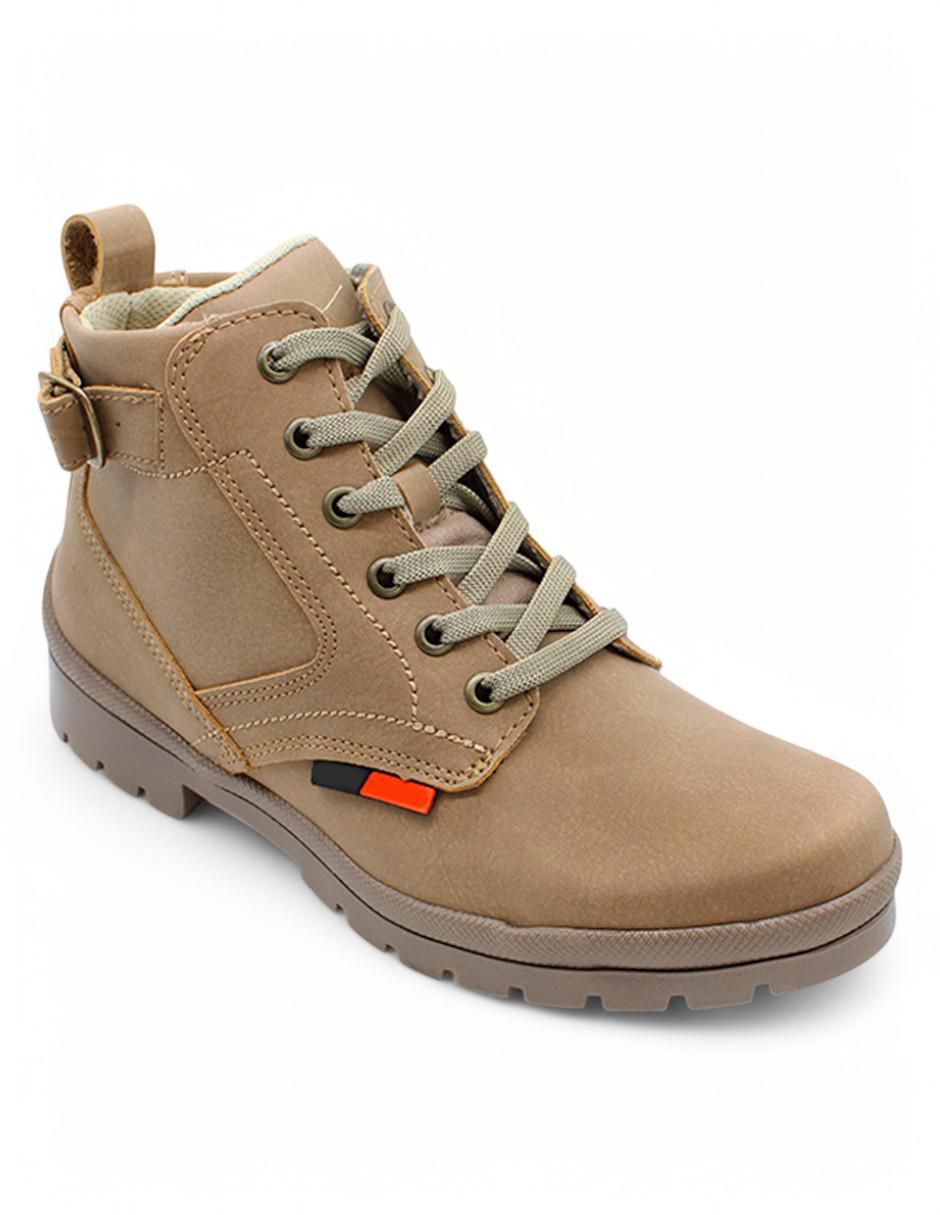Bota al tobillo Rbvegano de piel para mujer