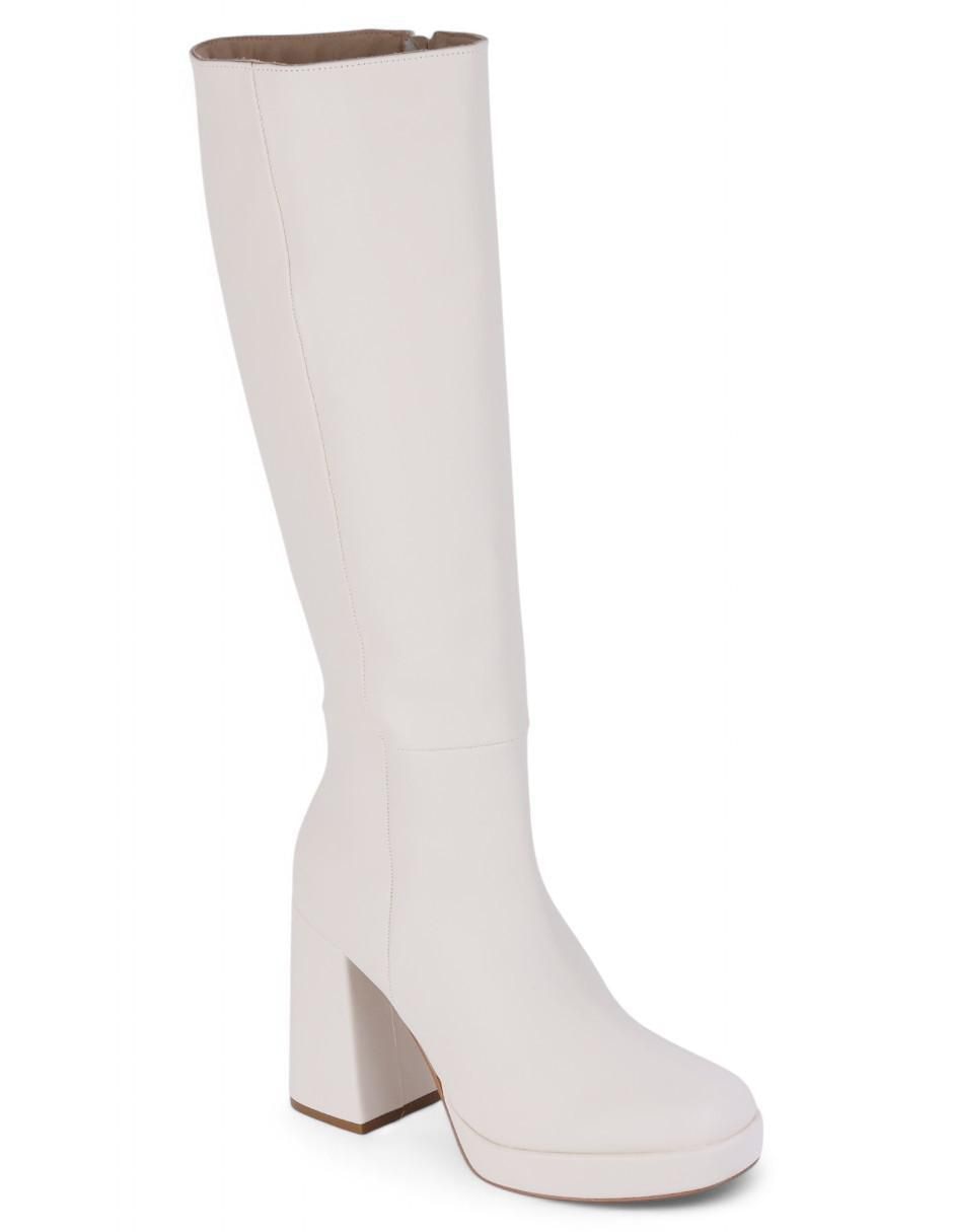 Bota abajo de la rodilla Rbvegano de piel para mujer
