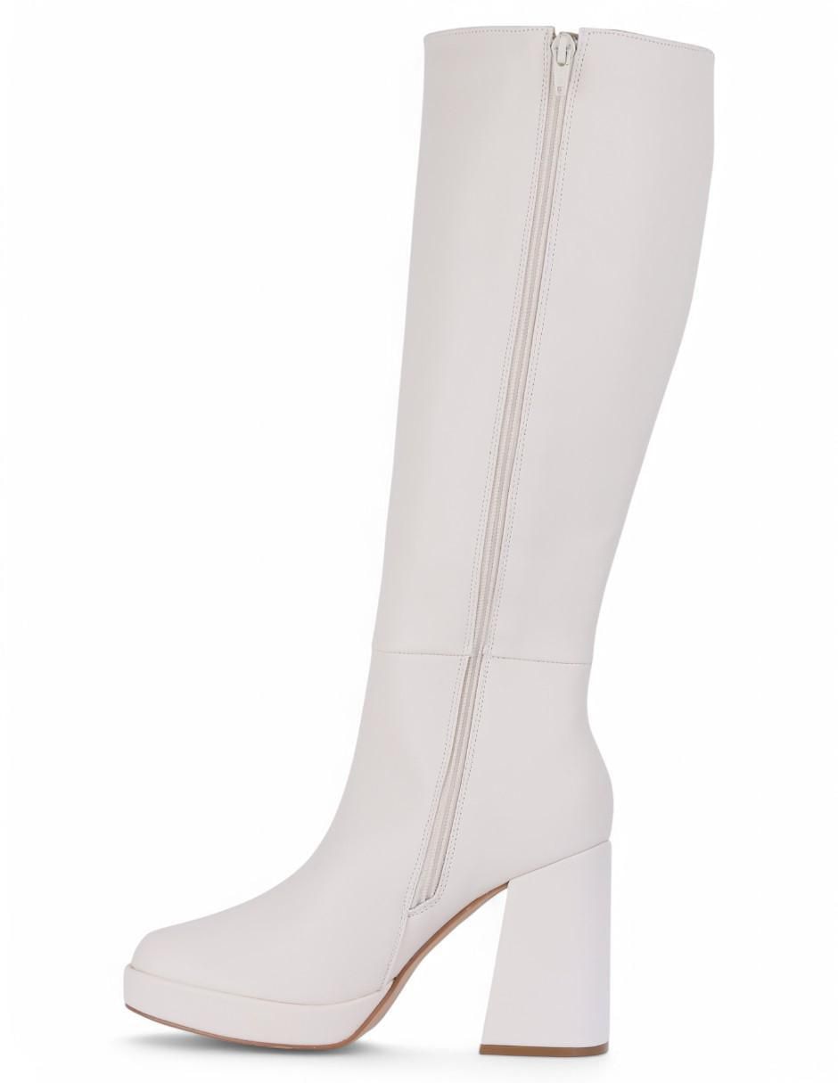 Bota abajo de la rodilla Rbvegano de piel para mujer 4