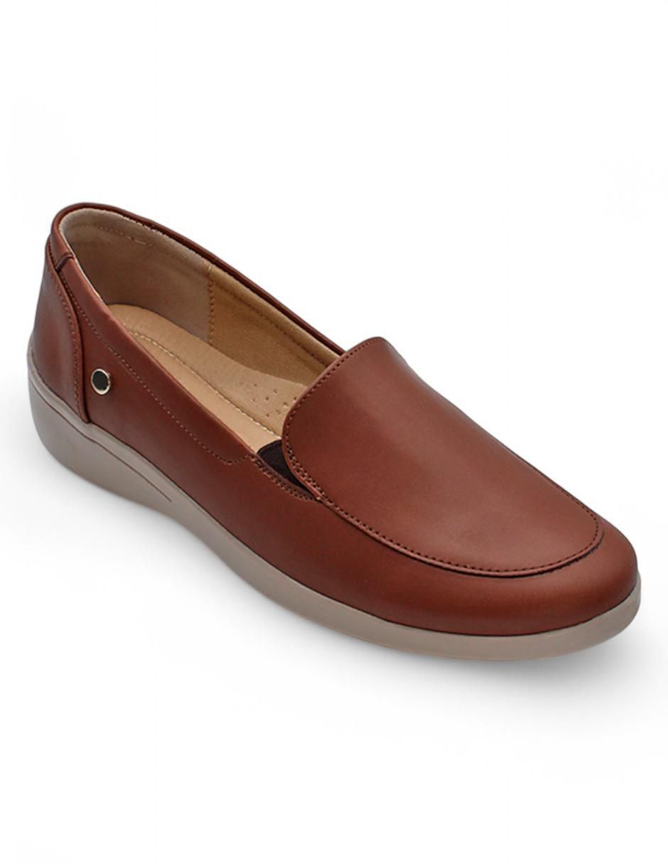 Mocasín Rbvegano de piel para mujer