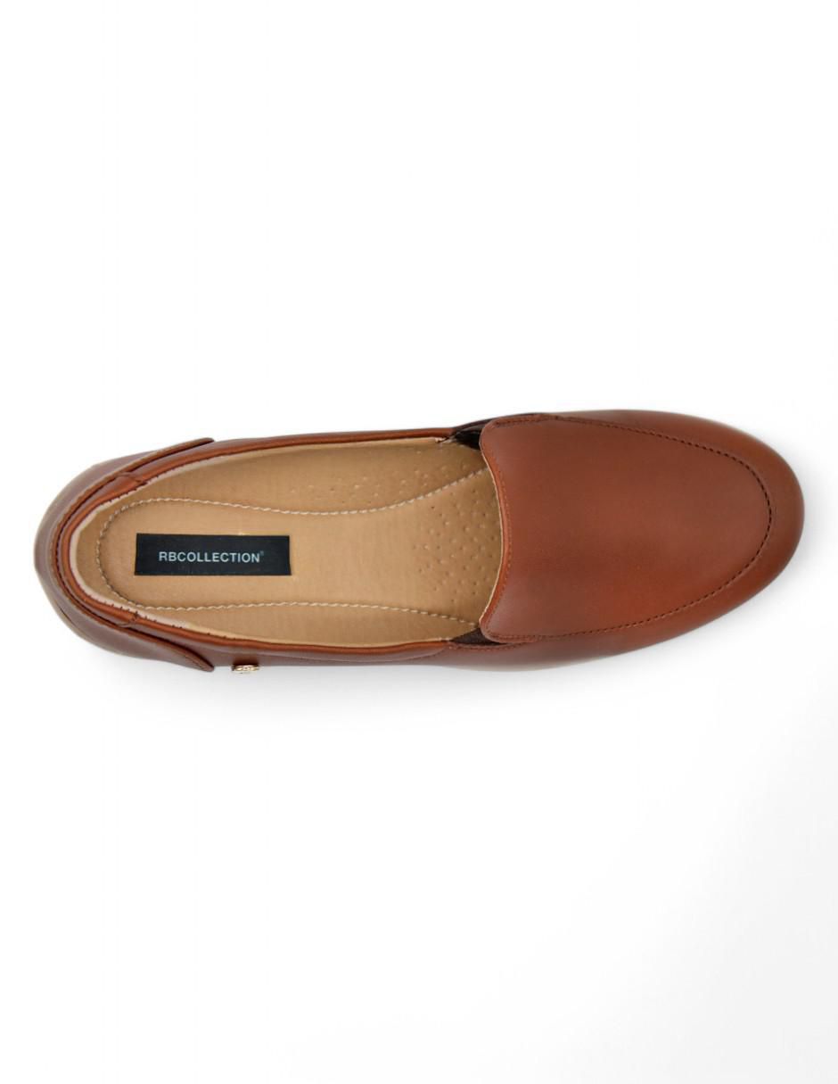 Mocasín Rbvegano de piel para mujer 3
