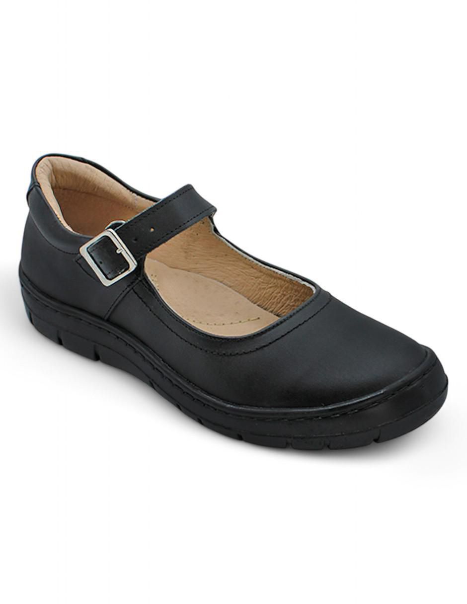 Zapato Mary Jane de piel para mujer
