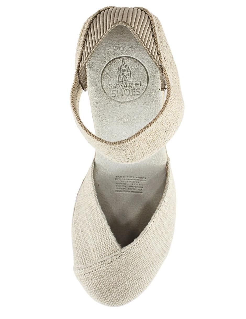 "sandalia" san miguel shoe vegas no aplica "para mujer"