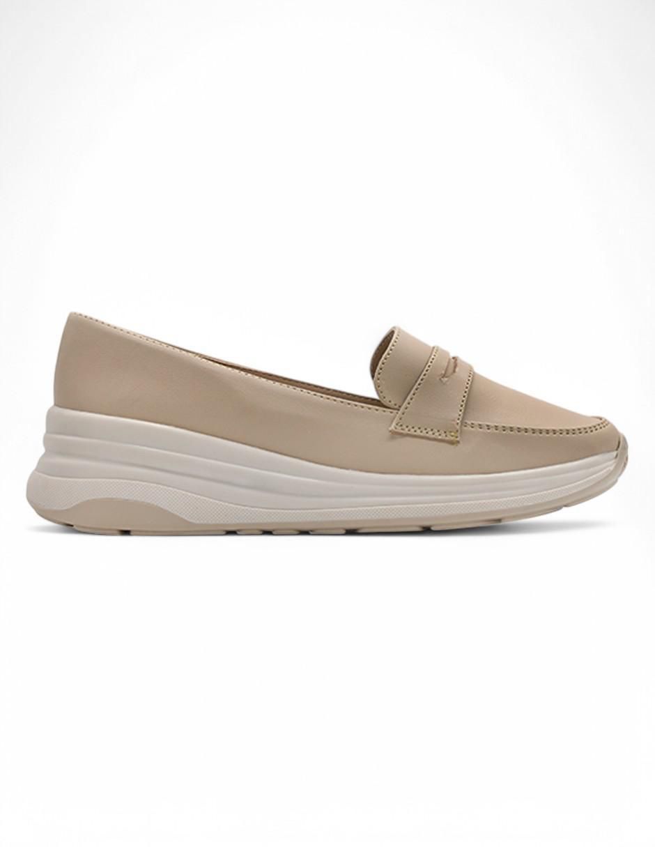 Mocasín Rbvegano de piel para mujer 2