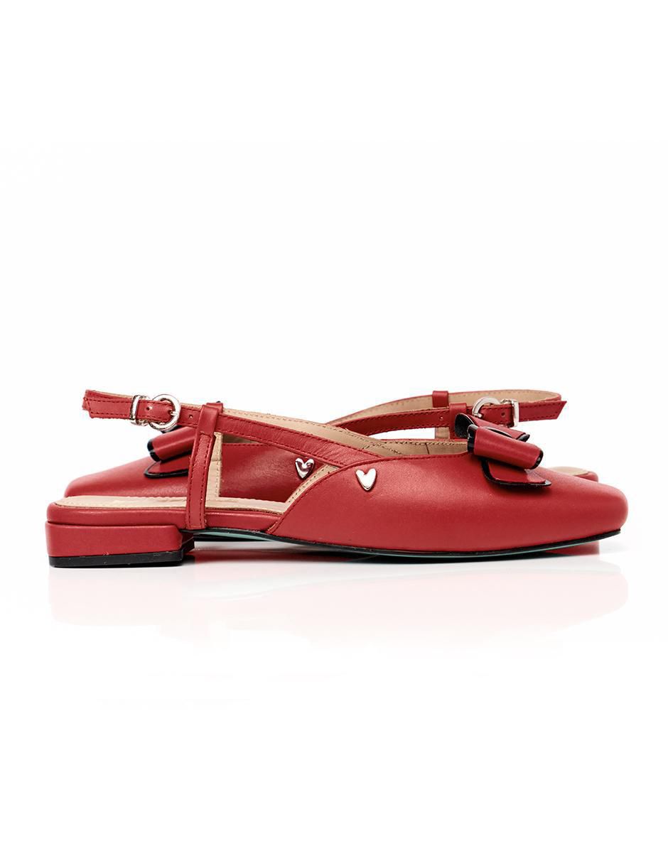 Balerina de piel para mujer 4