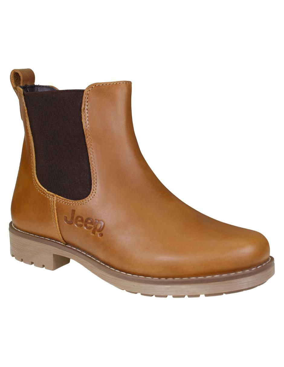 Bota al tobillo de piel para mujer