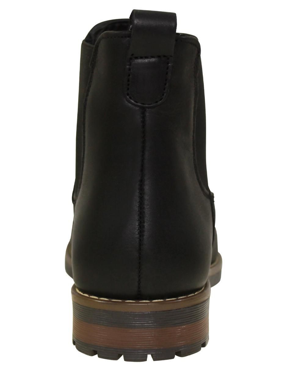Bota al tobillo de piel para mujer 4
