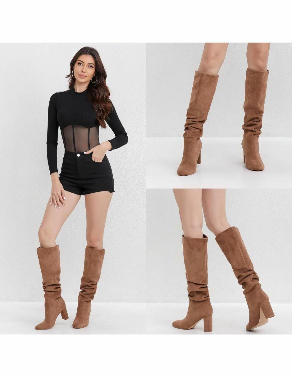 Bota abajo de la rodilla para mujer 6