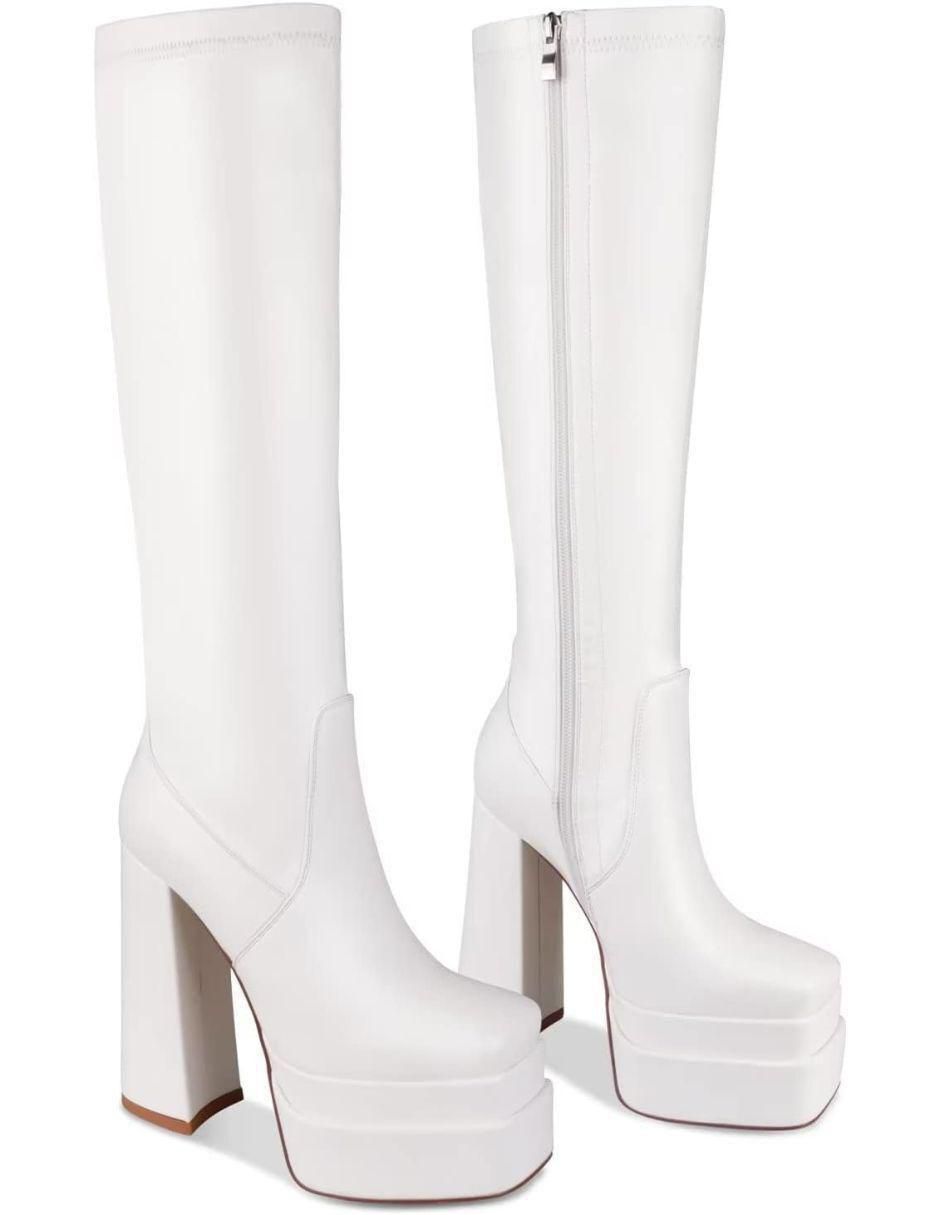 Bota abajo de la rodilla dream paris sin familia "de" sintético "para mujer"