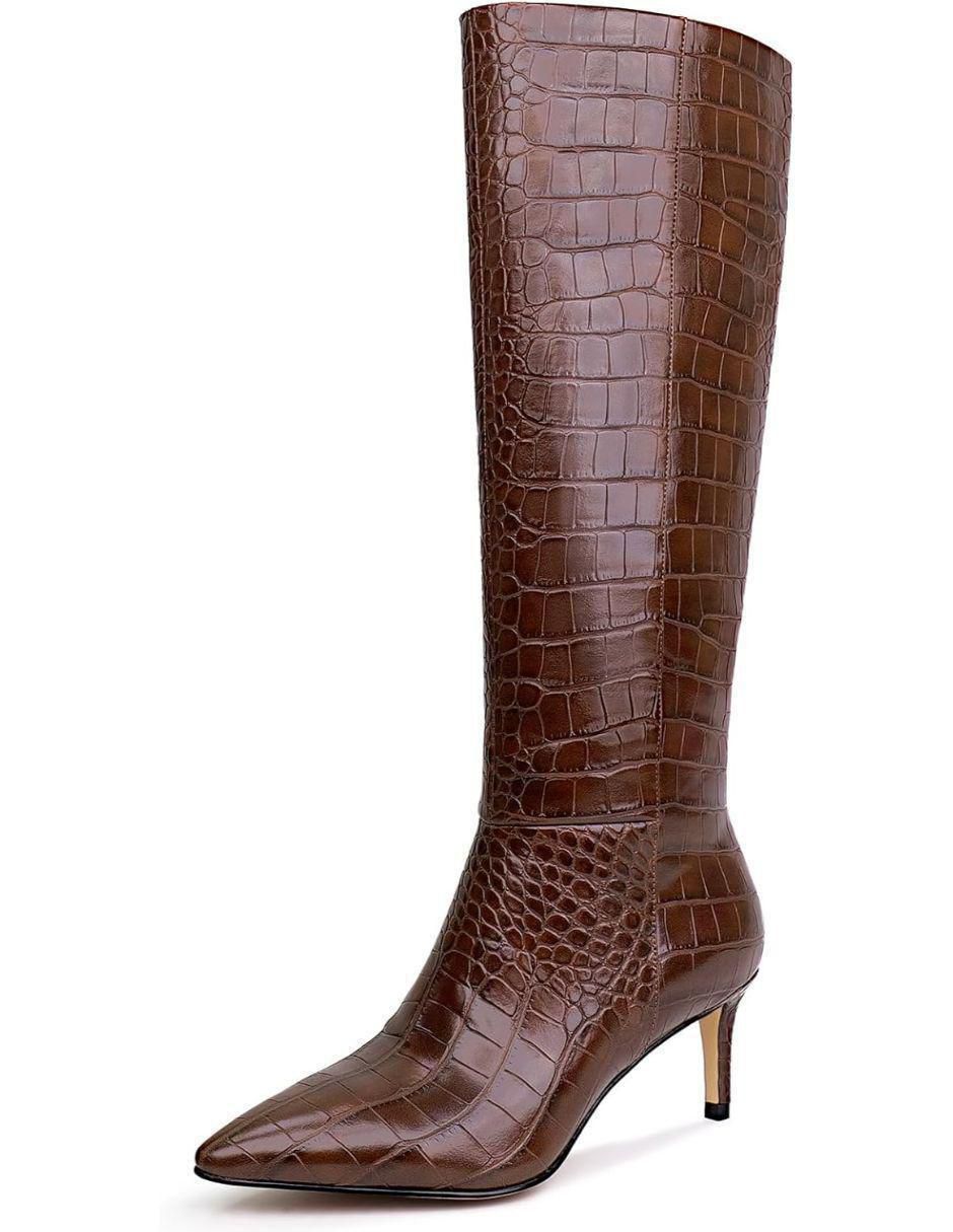 Bota abajo de la rodilla para mujer