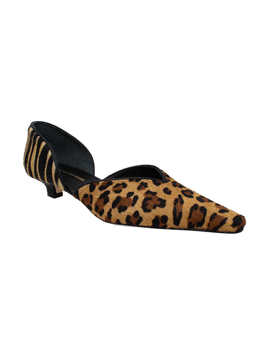 Zapatilla de piel Cleo