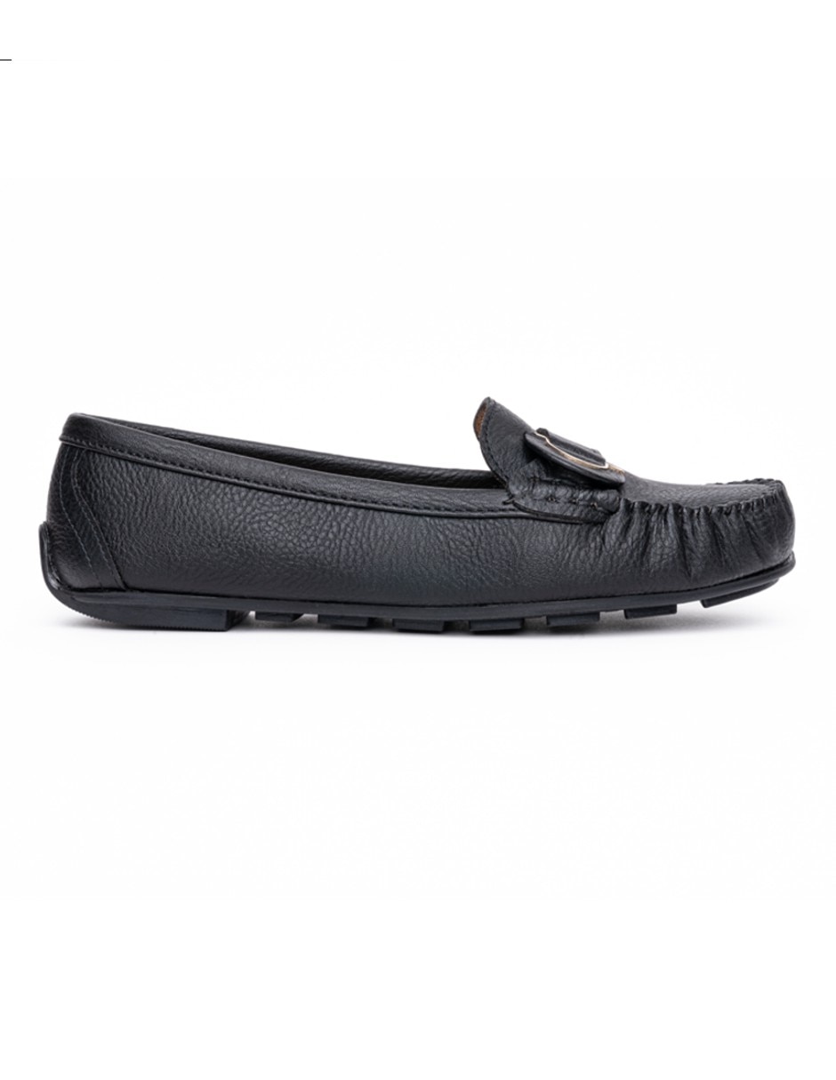 Mocasín Joan de piel para mujer 2