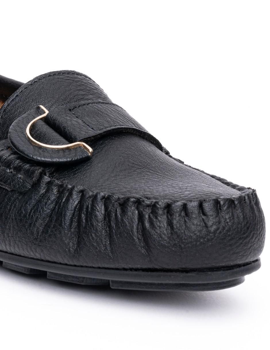 Mocasín Joan de piel para mujer 5