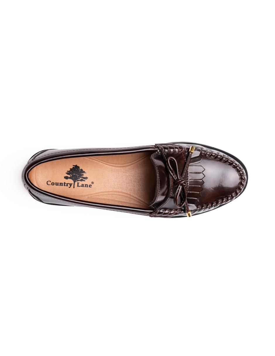 Mocasín de piel para mujer 4