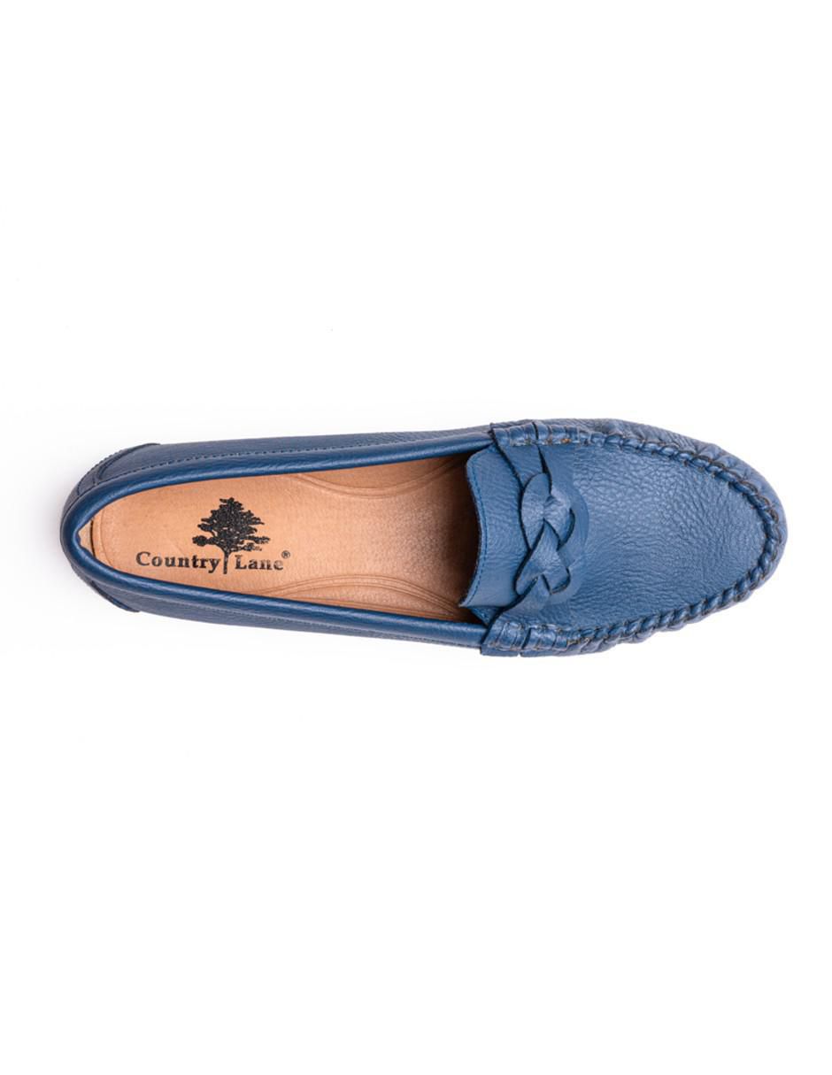 Mocasín Caly de piel para mujer 4