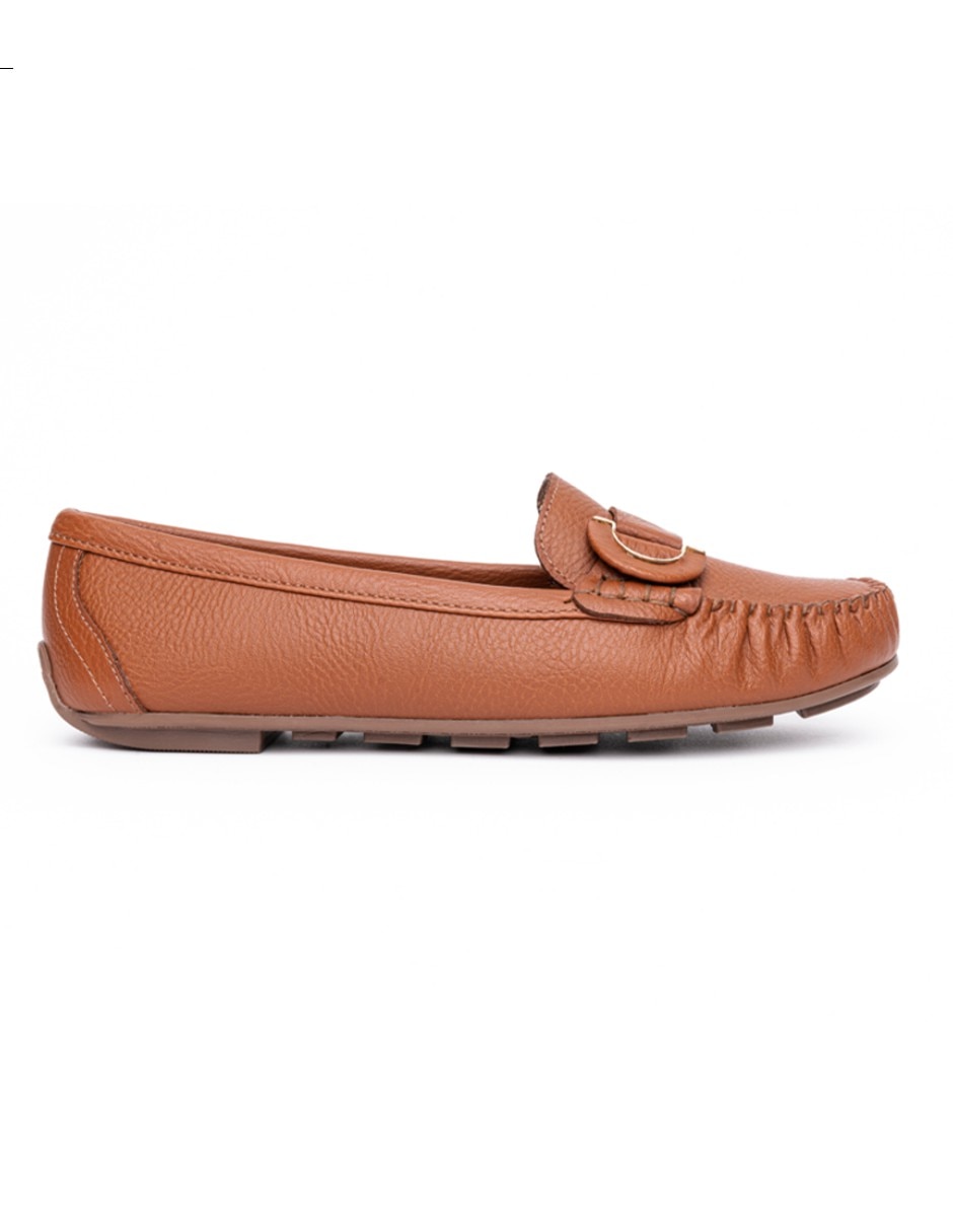 Mocasín Joan de piel para mujer 2