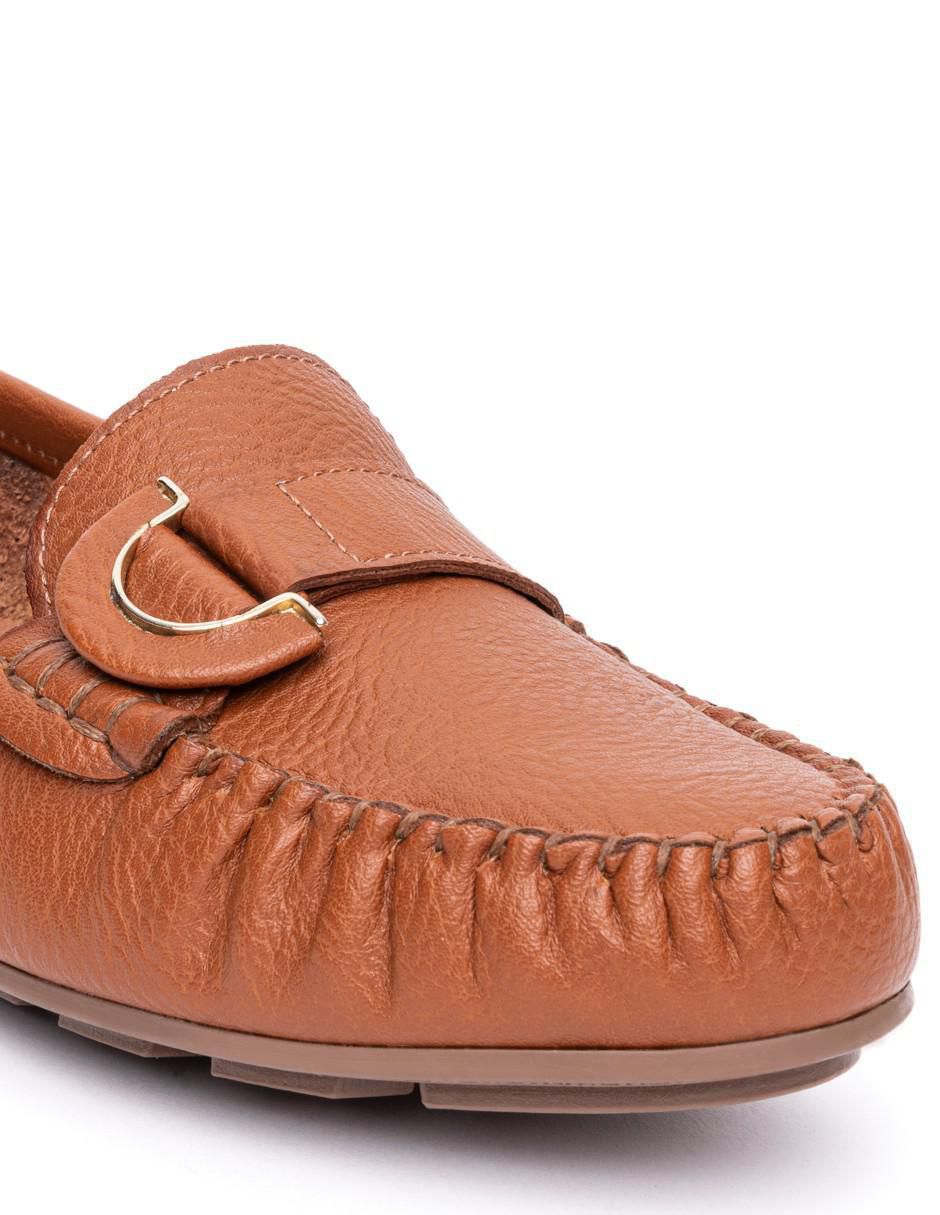 Mocasín Joan de piel para mujer 5
