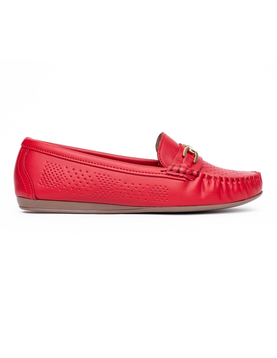 Mocasín Lucy de piel para mujer 2