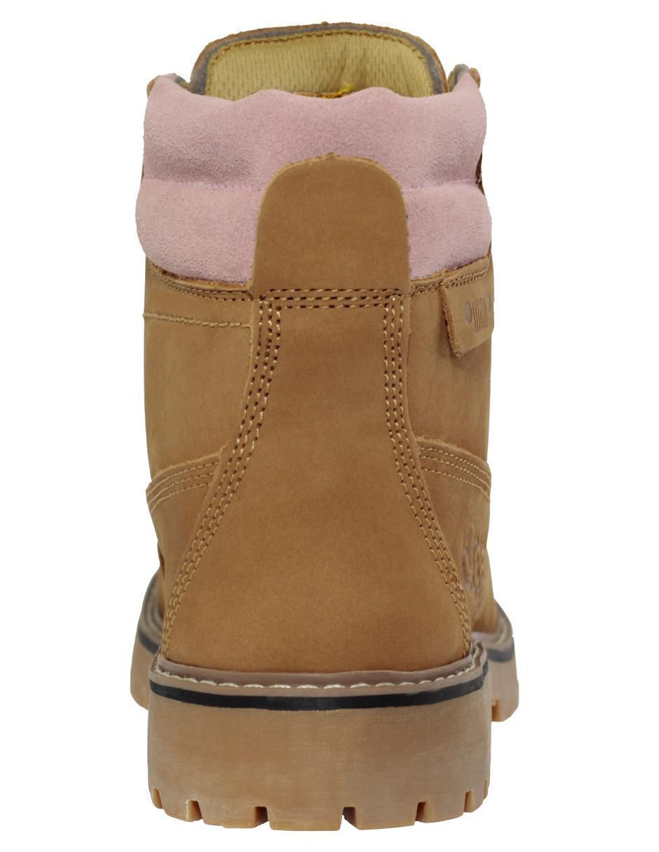 Bota al tobillo de piel para mujer 4