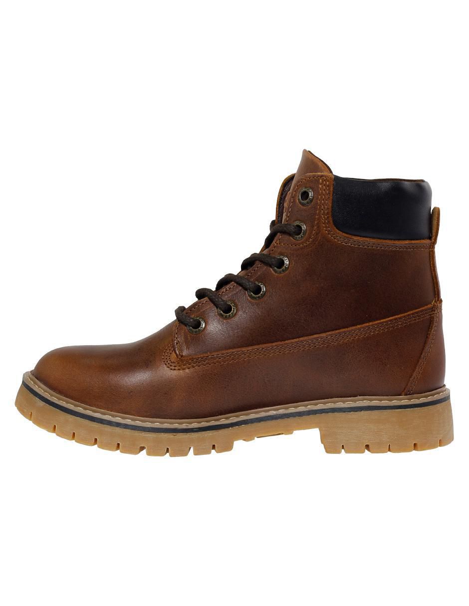 Bota arriba del tobillo de piel para mujer 3