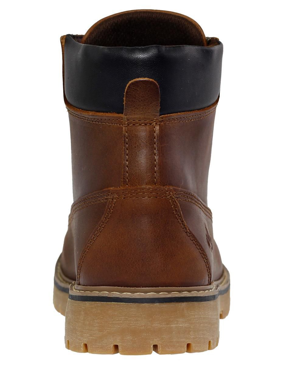 Bota arriba del tobillo de piel para mujer 4